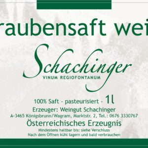 Traubensaft weiß