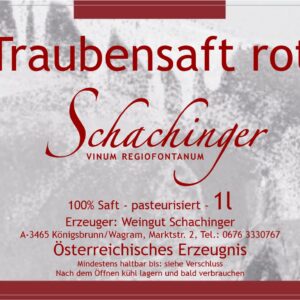 Traubensaft rot